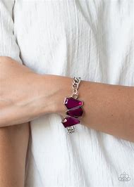 Paparazzi Accessories Raw Radiance Pink Bracelet Bling