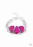 Paparazzi Accessories Raw Radiance Pink Bracelet Bling