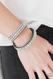Paparazzi Simmer and Sass Silver Urban Wrap Bracelet