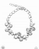 Paparazzi Accessories  Old Hollywood White Bracelet Bling