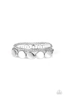 Beyond The Basics - White Paparrazi Accessories bracelets