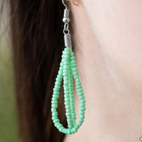 Paparazzi Accessories The Savannah Plains - Green Seed Bead Necklace