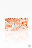 Paparazzi Accessories Prepare to be Dazzled Copper Ring Bling