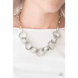 Paparazzi Accessories Statement Made Silver Necklace