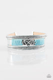 Paparazzi Accessories Hustlin Heart - Blue Bracelet