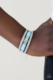 Paparazzi Accessories Hustlin Heart - Blue Bracelet