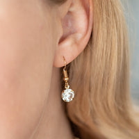 Paparazzi Wall Street Winner Gold Necklace Rhinestone Bling