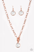 Paparazzi Accessories She Sparkles On Copper Necklace Bling